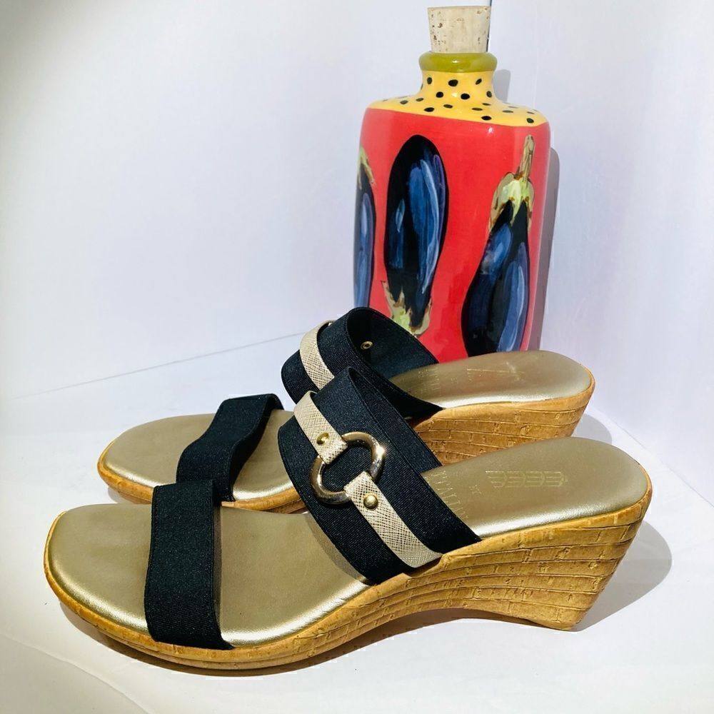 Italian Slip On Wedge Heels - Picture 2 of 11